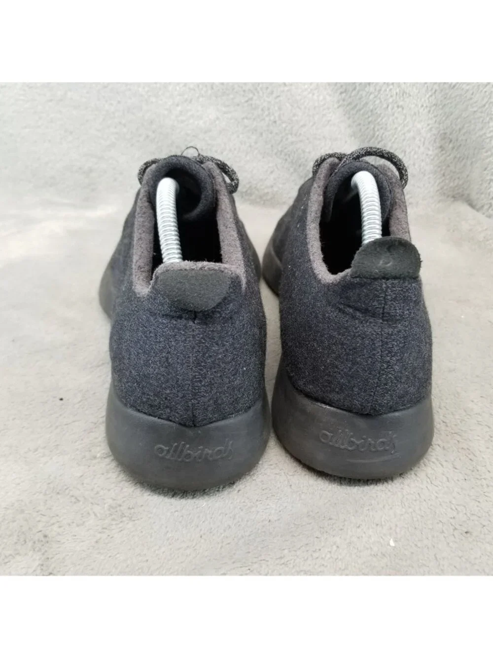 Allbirds Shoes Mens Size 10 The Wool Runners Black Merino Wool Sneakers *Read*
